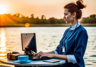 Medical Coders on computer